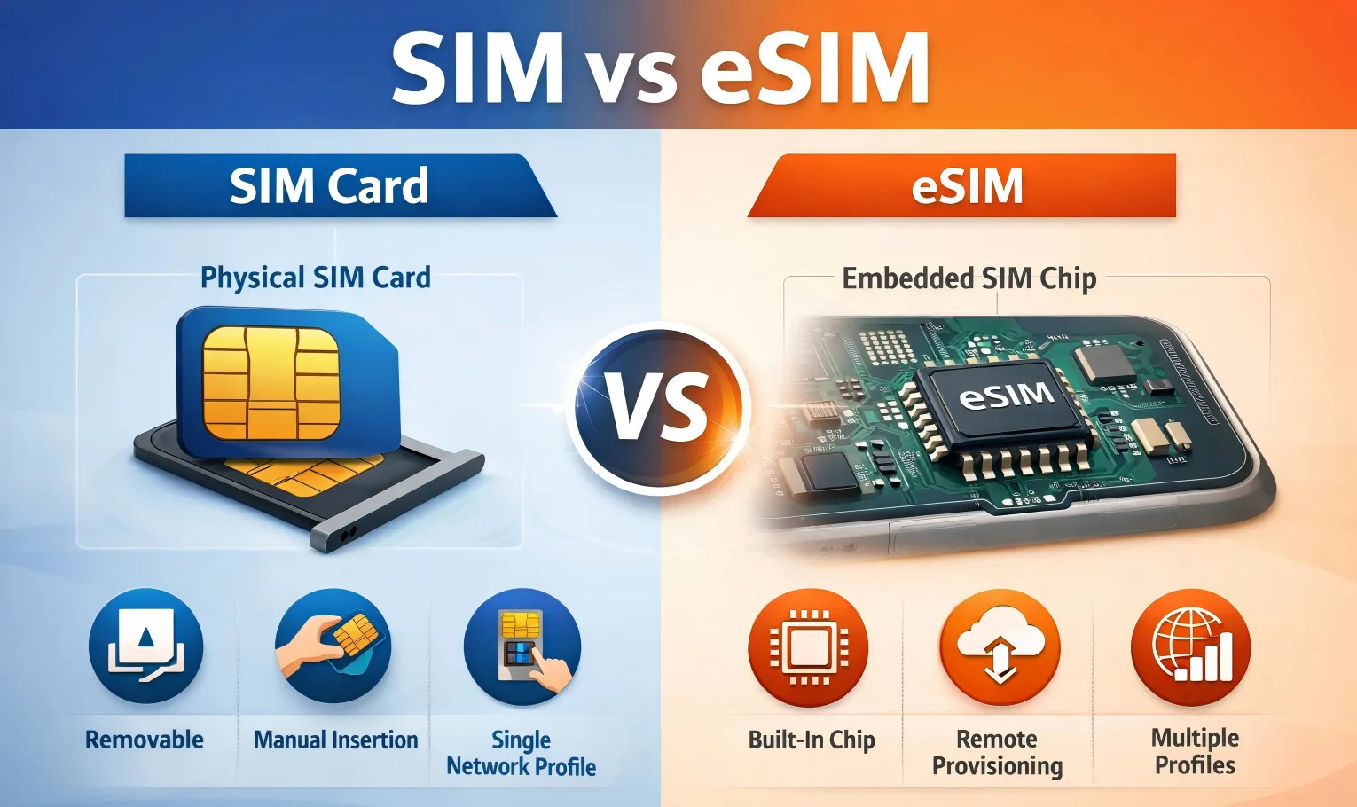 什么是SIM和eSIM？主要区别及其如何助力现代连接