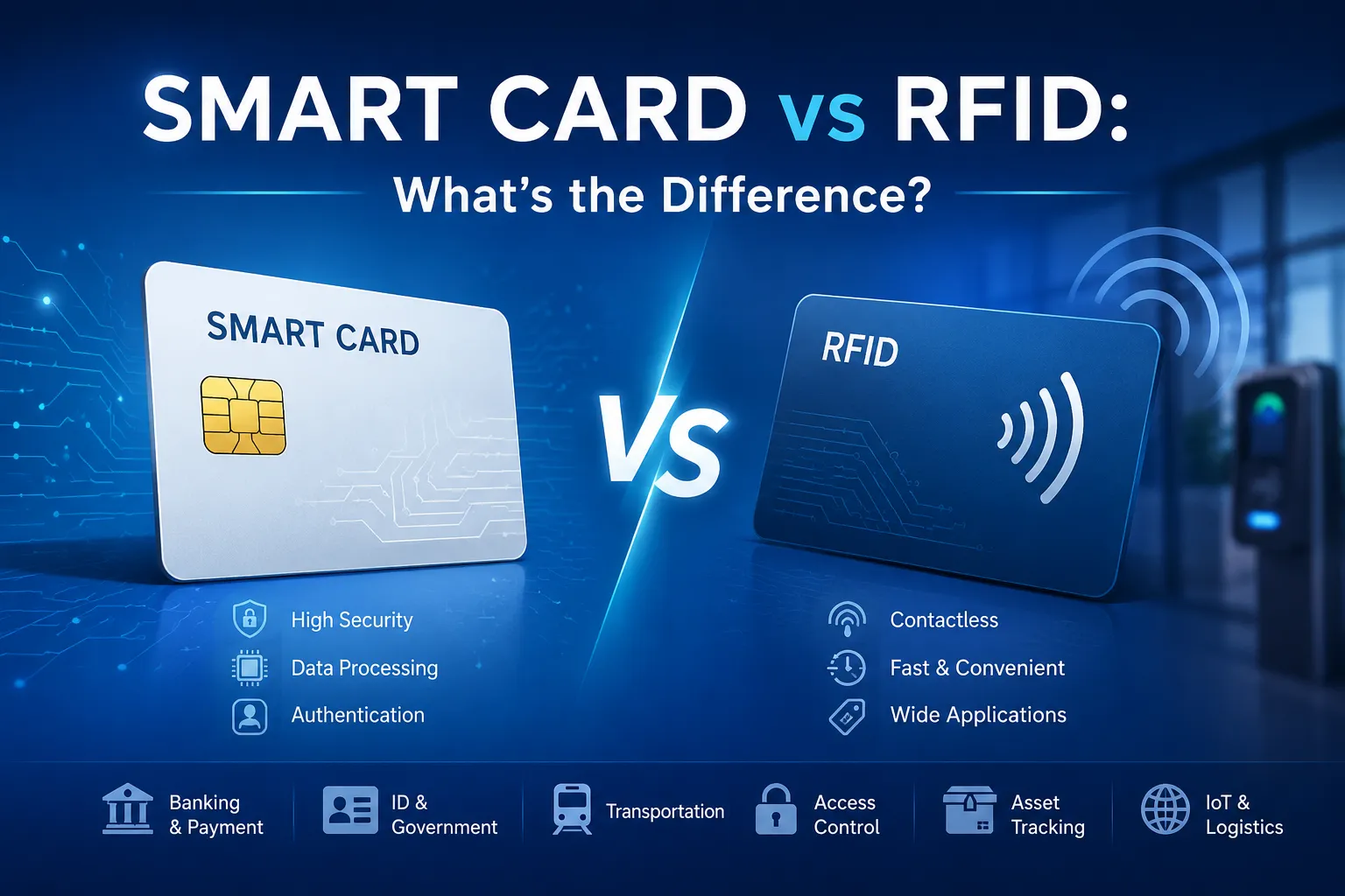 智能卡与RFID：主要区别、应用及如何选择合适方案